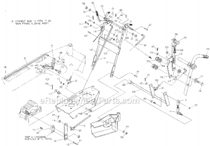 Operations_Assembly Diagram and Parts List for 800  Little Wonder Edger